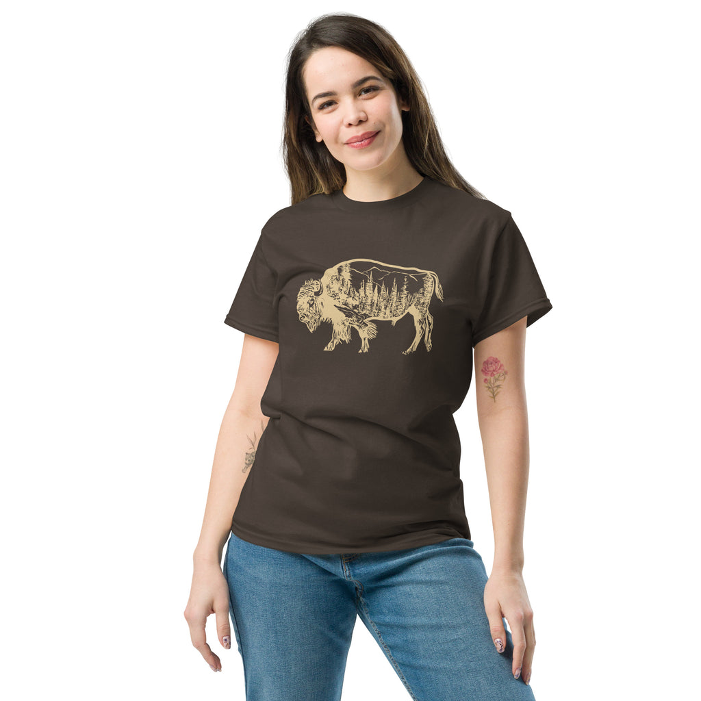 Bison (Unisex Classic Outsider Short Sleeve T-shirt)