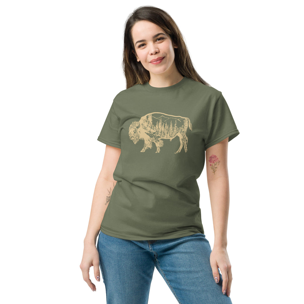 Bison (Unisex Classic Outsider Short Sleeve T-shirt)