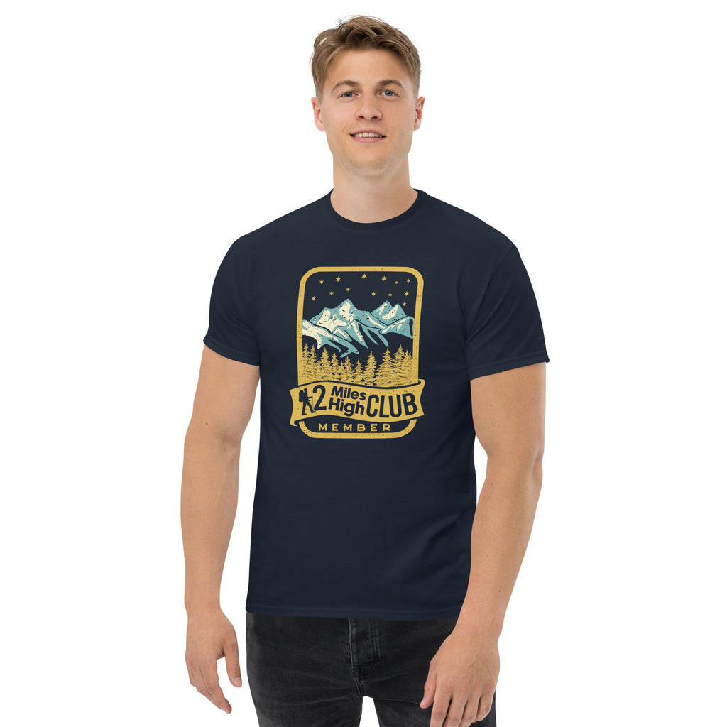 2 Miles High (Unisex Classic Outsider T-shirt)